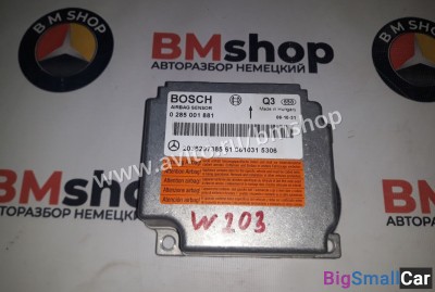 Блок AirBag Mercedes W203 из Японии - купить Саперке