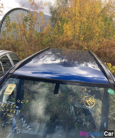 Крыша со стойками Ниссан икстреил синяя - купить Саперке