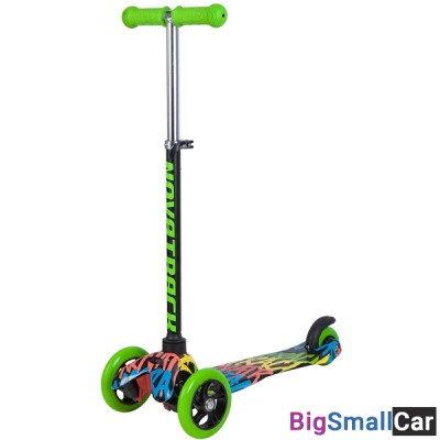 Детский самокат-кикборд 120H.DISCOKIDS.BMC8 NOVATRACK - купить Саперке