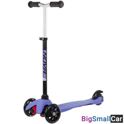 Детский самокат-кикборд 120H.DISCOKIDS.BVL20 NOVATRACK - купить Саперке