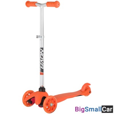 Детский самокат-кикборд 120H.DISCOKIDS.OR20 NOVATRACK - купить Саперке