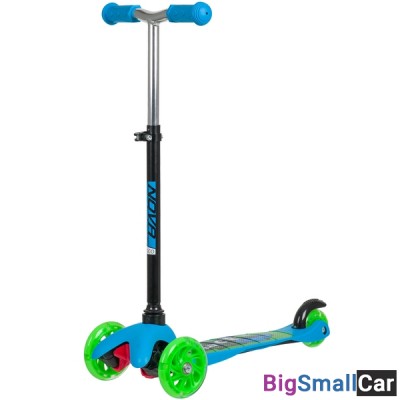 Детский самокат-кикборд 120H.DISCOKIDS.SGBL20 NOVATRACK - купить Саперке