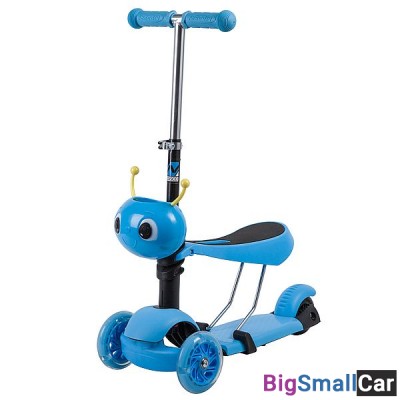 Детский самокат-кикборд 120S.DISCOKIDS.BL9 NOVATRACK - купить Саперке