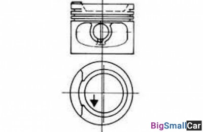 Поршень поштучно mopisan MP123011 1.8 81.5