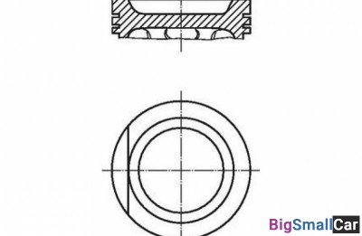 Поршень поштучно autowelt PN51091 1.8 81.5