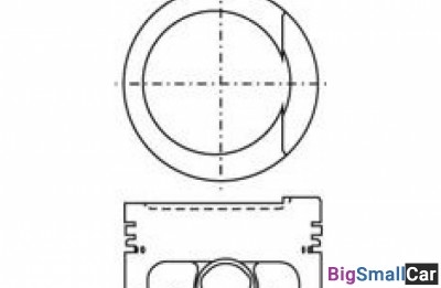 Поршень поштучно ATS MP123104 1.6 81 плюс 1.0 1.5x1.75x