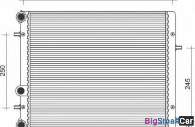 Радиатор охлаждения VAG 6Q0121253AE 430 X 415 X 26