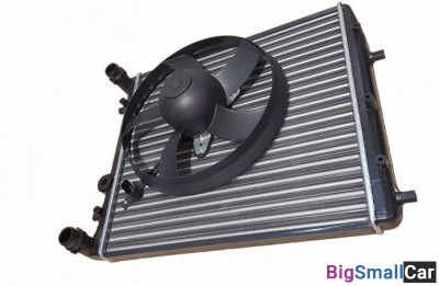 Радиатор охлаждения vika 10150139A В сборе с венти