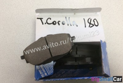 Тормозные колодки Toyota Corolla 180 - купить Саперке