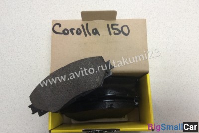 Тормозные колодки Toyota Corolla 150 - купить Саперке