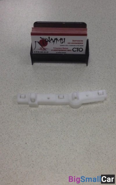 Крепление бампера левое Nissan note