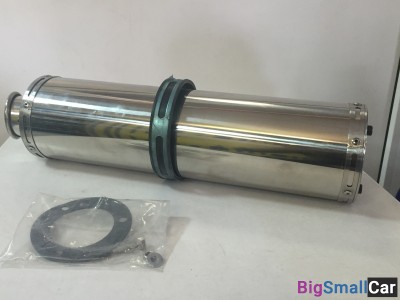 Slip-on универсальный, круглый d-115mm хром - купить Саперке