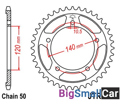 Звезда ведомая JT JTR1800.42 - купить Саперке