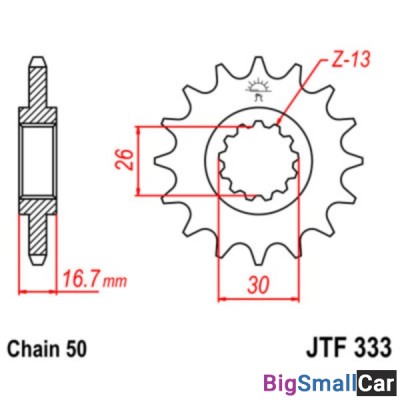 Звезда ведущая JT JTF333.15 - купить Саперке