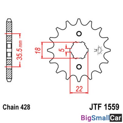 Звезда ведущая JT JTF1559.14 - купить Саперке