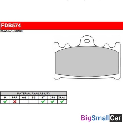 Тормозные колодки FERODO FDB574P