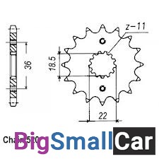 Звезда ведущая JT JTF280.13 - купить Саперке