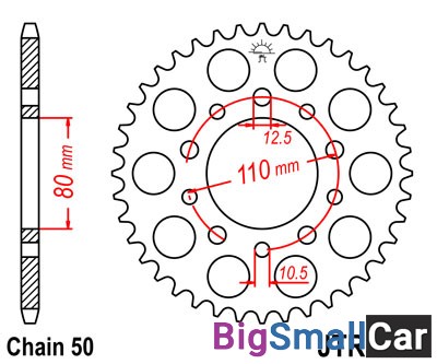 Звезда ведомая JT JTR1334.44 - купить Саперке