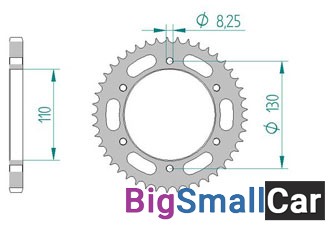 Звезда ведомая AFAM 12226-44 (JTR1870.44) - купить Саперке