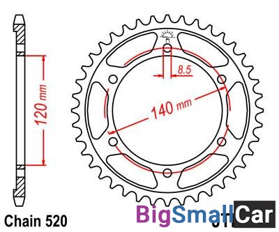 Звезда ведомая JT JTR260.38 - купить Саперке