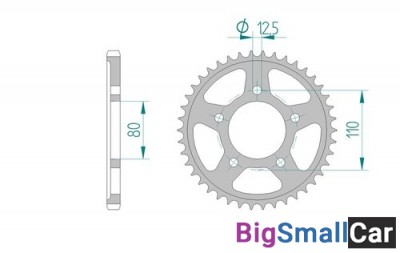 Звезда ведомая AFAM 86604-42 (JTR1792.42) - купить Саперке