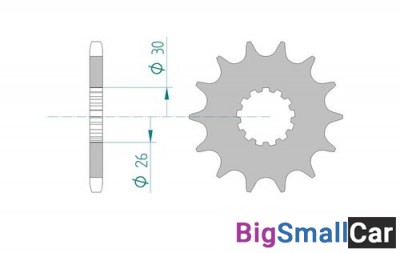 Звезда ведущая AFAM 88600-17 (JTF1183.17) - купить Саперке
