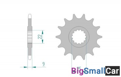 Звезда ведущая AFAM 94603-14 MV AGUSTA - купить Саперке