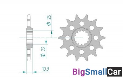 Звезда ведущая AFAM 21603-16 (JTF1581.16) YZF 600 R6  520 - купить Саперке