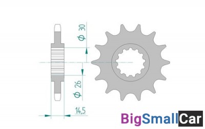 Звезда ведущая AFAM 20607-15 (JTF1332,15) - купить Саперке
