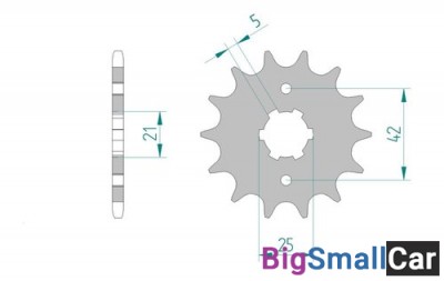 Звезда ведущая AFAM 21301-16 (JTF569.16) - купить Саперке