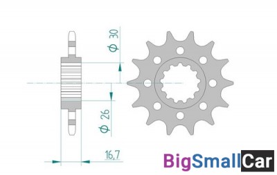 Звезда ведущая AFAM 20613-14 (JTF1269,14)  520 - купить Саперке