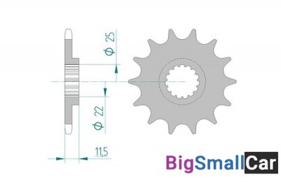 Звезда ведущая AFAM 73303-15 (JTF1902.15) - купить Саперке