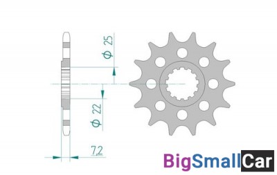 Звезда ведущая AFAM 28404-16 (JTF1516.16)  520 - купить Саперке