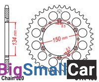 Звезда ведомая JT JTR460.48 - купить Саперке
