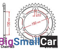 Звезда ведомая JT JTR300.49 - купить Саперке