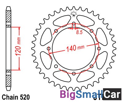 Звезда ведомая JT JTR487.47 - купить Саперке