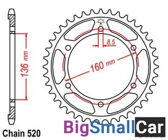 Звезда ведомая JT JTR5.49 - купить Саперке