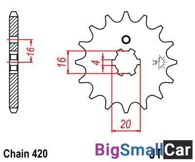 Звезда ведущая JT JTF546.13 - купить Саперке