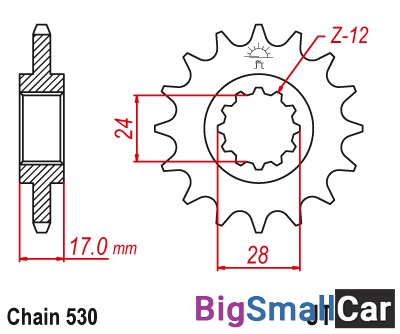 Звезда ведущая JT JTF295.15RB - купить Саперке