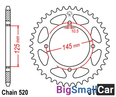 Звезда ведомая JT JTR857.46 - купить Саперке
