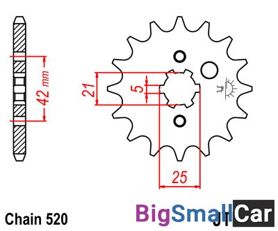Звезда ведущая JT JTF569.15 - купить Саперке