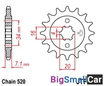 Звезда ведущая JT JTF1903.14 - купить Саперке