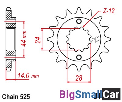 Звезда ведущая JT JTF314.15 - купить Саперке