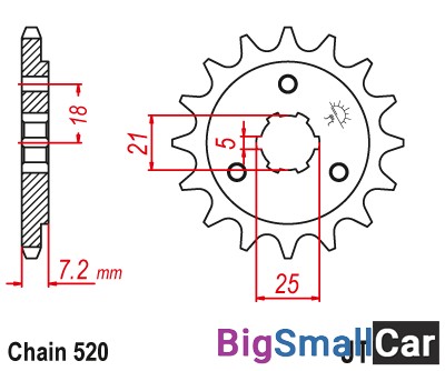 Звезда ведущая JT JTF437.15 - купить Саперке