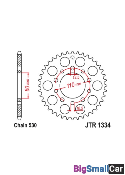 Звезда ведомая JT JTR1334.39 - купить Саперке