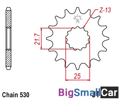 Звезда ведущая JT JTF566.14 - купить Саперке