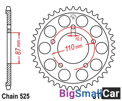 Звезда ведомая JT JTR807.45 - купить Саперке