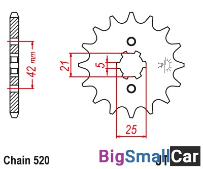 Звезда ведущая JT JTF569.16 - купить Саперке