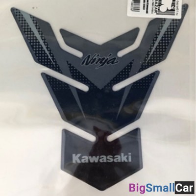 Наклейка на бак Kawasaki NINJA grey/blk 18833 - купить Саперке