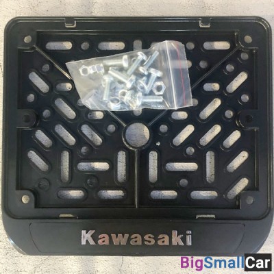 Рамка под номер KAWASAKI 190x145 5550-2019 - купить Саперке